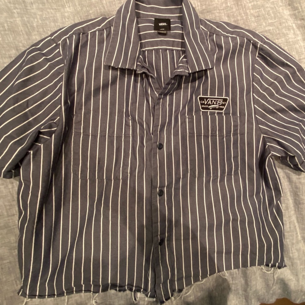 Vans Button Down Cropped
